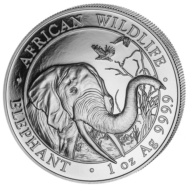 Somalijski slon Ag 2018 - 31,1035 g (1 oz.)